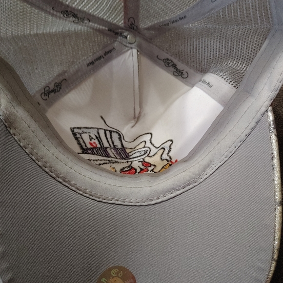 Ed Hardy (Unisex) Silver snapback hat - Picture 4 of 5